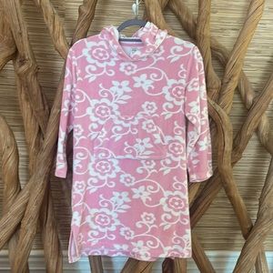 Mini boden toweling hoodie cover-up pool beach swim kangaroo pocket size 9-10
